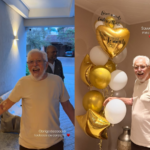 Aos 90 anos, Carlos Alberto de Nóbrega volta para casa após receber alta
